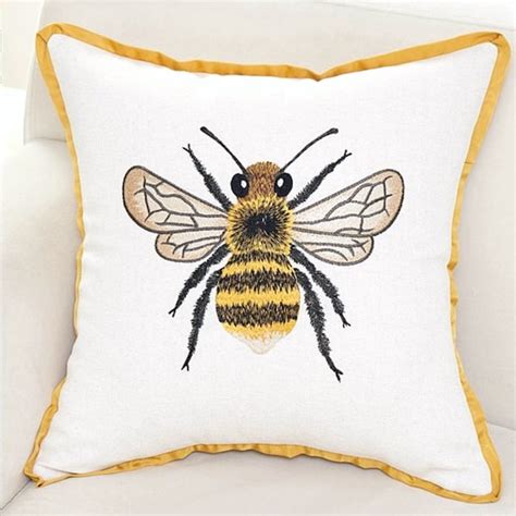 Bee Pillow Etsy