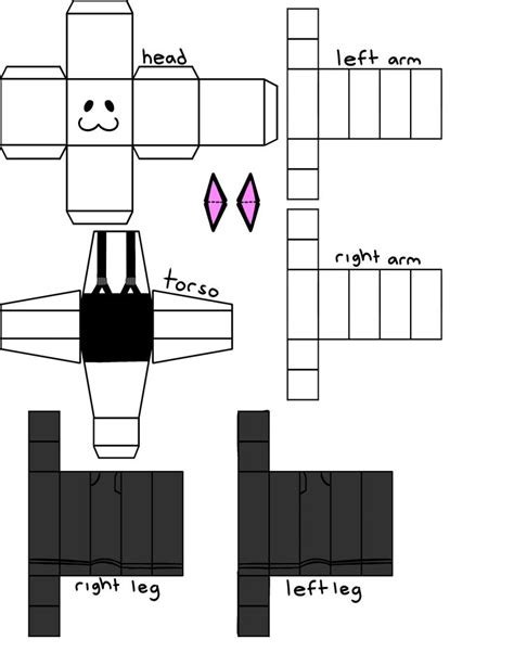 Mcguzzie Roblox Papercraft Template Paper Crafts Paper Dolls Papercraft Templates