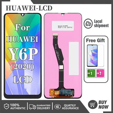 For HUAWEI Y6P 2020 LCD Digital Touch Screen Display Assembly For