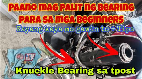 Paano Mag Palit Ng Bearing Sa Manibela Ng Tmx Alpha Youtube