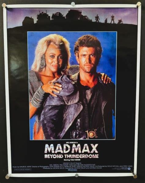 Mad Max Beyond Thunderdome 1985 Original Movie Poster Hollywood Movie Posters