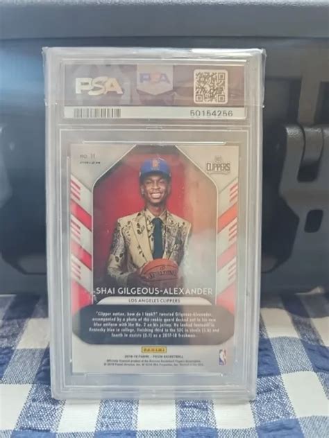 Shai Gilgeous Alexander Panini Luck Of Lottery Hyper Rookie Prizm