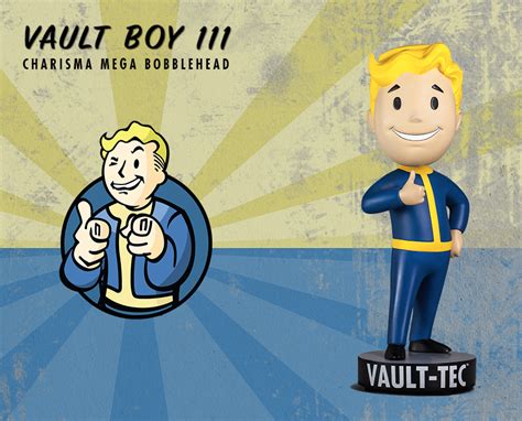 Fallout® 4: Vault Boy 111 Charisma polystone resin 15" tall Mega ...