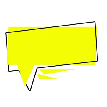 Dialog Box Clipart Transparent Png Hd Abstract Yellow Shape Colorful