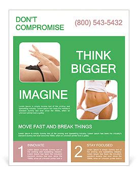 Black Female Bikini Flyer Template Design ID 0000063710 SmileTemplates