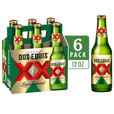 Dos Equis Mexican Lager Beer 6 Pack 12 Fl Oz Bottles 4 2 Alcohol By Volume