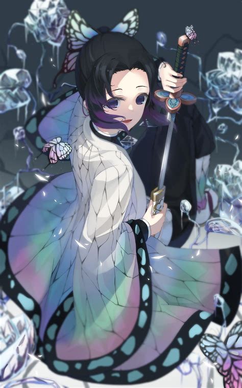 1600x2560 Demon Slayer Kochou Shinobu Kimetsu No Yaiba Demons Slayer