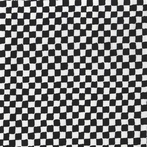 0482 Clown Check White Black And White Basics 3000 Kk Fabrics