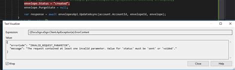 Questions: How to update envelope status from `sent` to `created` · Issue #193 · docusign ...