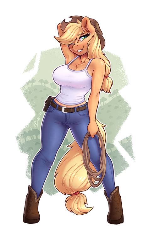 Safe Artist Dandy Applejack Mlp Earth Pony Equine