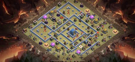 Melhor Layout para Guerra CV12 com link - COC Clash of Clans 2023 ...