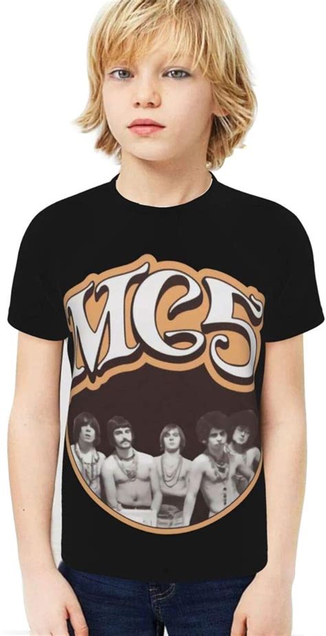 Amazon.com: Mc5 Rock Band Punk Rock Boys Girls 3D Printed Top Tee ...