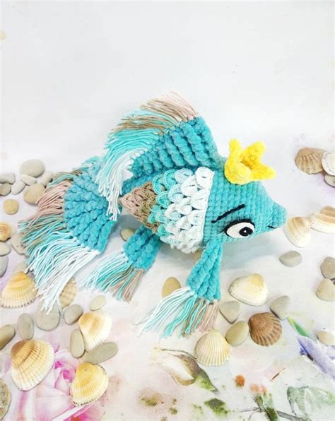 Fish Toy Fish Plush Crochet Fish Baby Fish Toy Fishing | Etsy