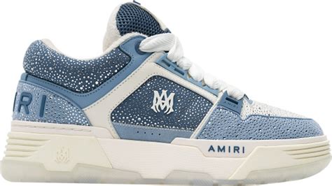 Amiri Blue Crystal Ma Sneakers Whats On The Star