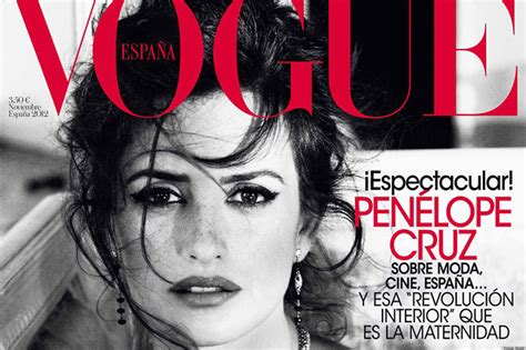 Penélope Cruz Muy Sofisticada En Portada De Vogue España Foto Huffpost