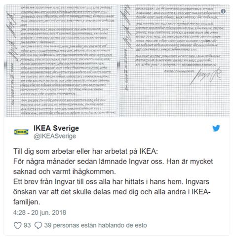 Las lecciones que dejó el fundador de Ikea a sus empleados antes de morir