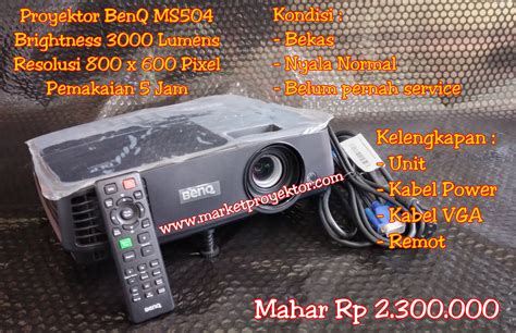 Proyektor BenQ MS504 Second Jual Beli Service Proyektor