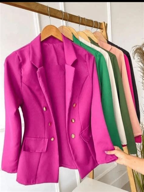 CAROL MODAS BLAZER FEMININO ALFAITARIA CASACO SOCIAL SHEIN Brasil