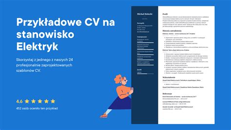 Elektryk przykłady CV porady w ich pisaniu 2025 gratisowy poradnik