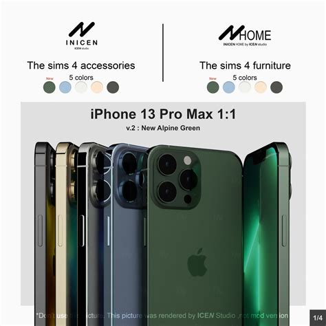 Icen Studio Iphone 13 Pro Max 11 The Sims 4 New Mesh Click