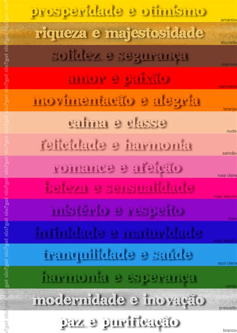 Mônica Alencar O Significado Das Cores E A Influencia