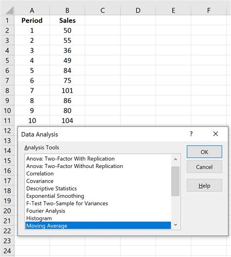 So Finden Sie Den Gleitenden Durchschnitt In Excel Statologie