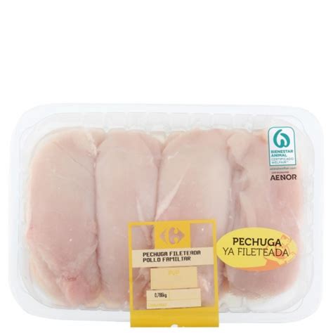 Pechuga De Pollo Fileteada Kg Aprox Supermercado Online Carrefour