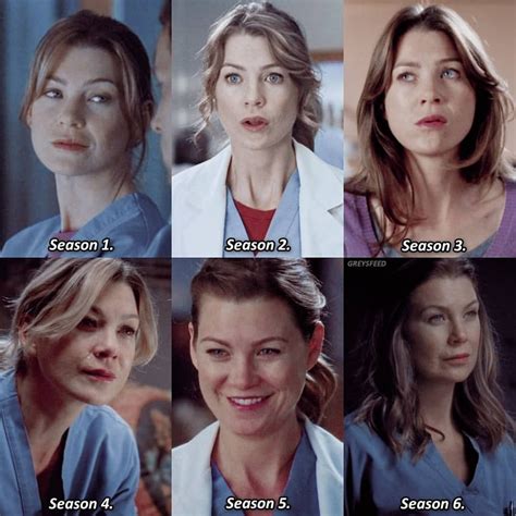 Grey S Anatomy On Instagram “[meredith Through The Seasons] Love This Development♡ She Still