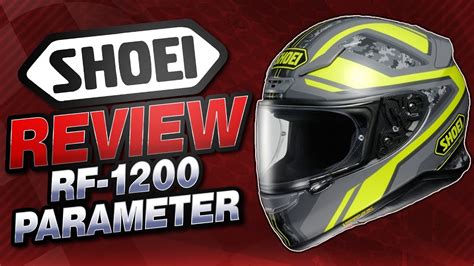 Shoei Rf Parameter Helmet Graphic Review From Sportbiketrackgear