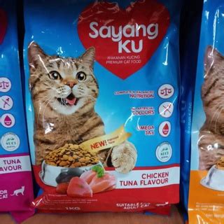 Makanan Kucing SayangKu Makanan Kucing 1 Kg Shopee Malaysia