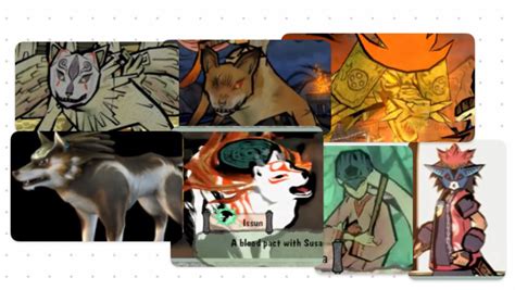 Okami characters by jimelijah on DeviantArt