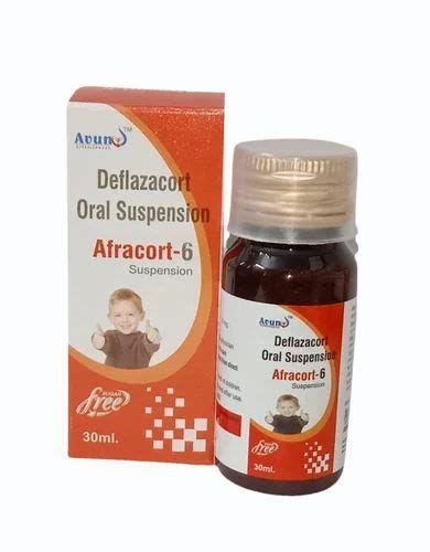 Deflazacort Oral Suspension 6mg 30 Ml At Rs 125bottle In Panchkula