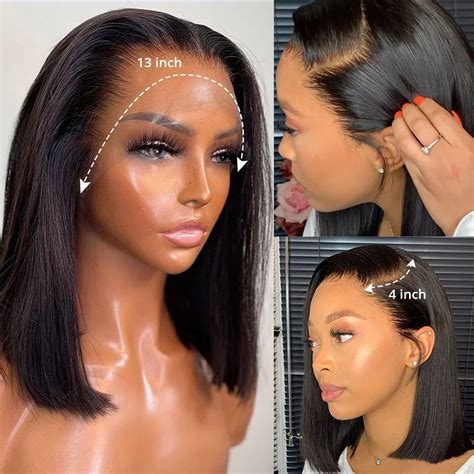 Sophia Perruque Bob Lace Closure Wig Remy Naturelle Lisse Cheveux