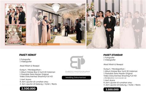 Paket Wedding Dokumentasi X Emboss Photography