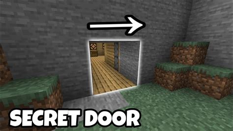 Secret Door In Minecraft 2020 Youtube