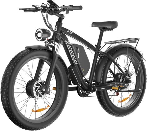 Smlro Electric Bike For Adults 2000w 26” Fat Tire Electric Bike 35mph Awd Dual