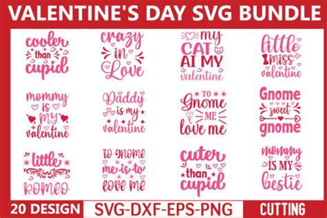 Valentines Day Svg Bundle Graphic By Suriayaaktere4 · Creative Fabrica