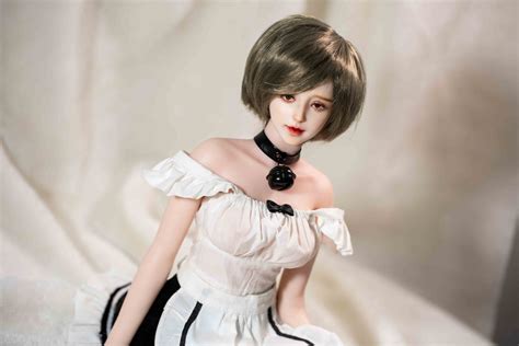 Misa Ft Cm Realistic Short Hair Lifelike Mini Sex Doll Silicone