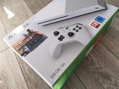 Xbox One S Brand New Model Sealed In Box Battlefield Bundle 500gb White