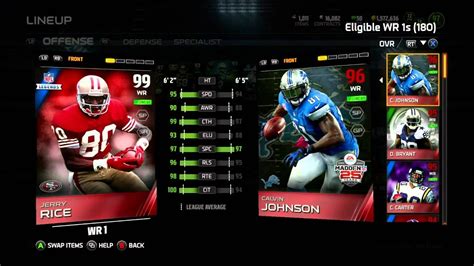 Madden 15 Ultimate Teamwe Got Both 99 Jerry Rice And 99 Lawrence