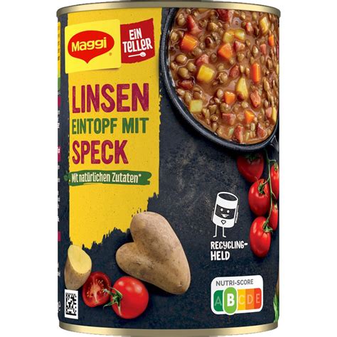 MAGGI Linsen Eintopf Mit Speck Und Mit Kaufland De