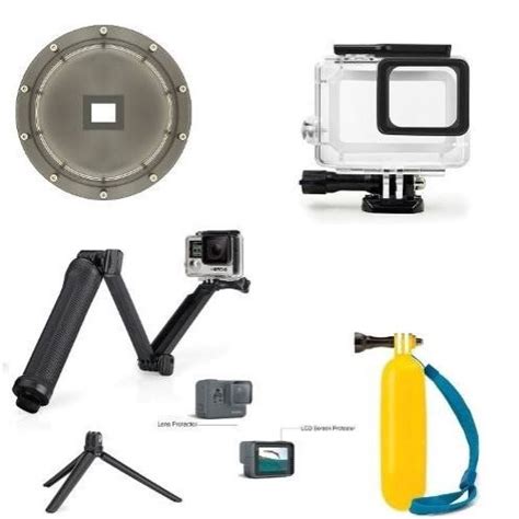 Kit Gopro Hero Black Caixa Estanque Dome Polegadas Bast O