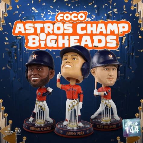 Foco Releases Houston Astros 2022 World Series Bigheads Collection