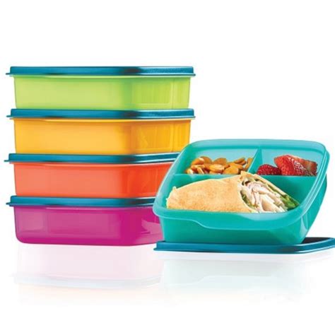 New Tupperware Lunch It Large Divided Lunch Container Dish For On The