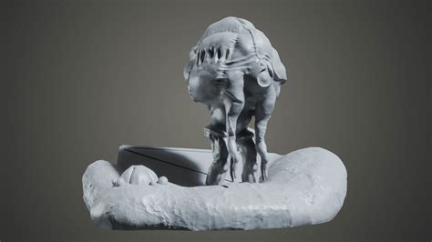 Halo 3 Flood Carrier Form Statue by PlanetAlexanderProjects | Download free STL model ...