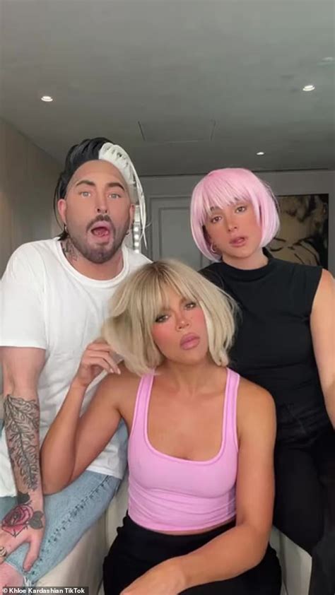 Khloe Kardashian Transforms Into Britney Spears In A Short Blonde Wig