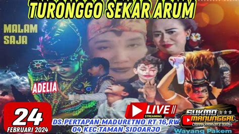 Live Jaranan Turonggo Sekar Arumlive In Ds Pertapan Maduretno Rt