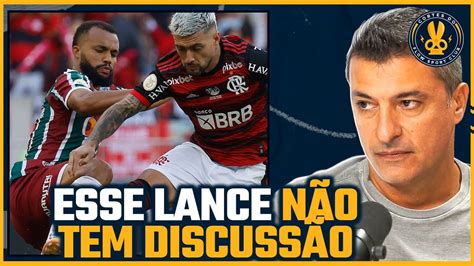 SANDRO sobre LANCE POLÊMICO no FLA FLU YouTube