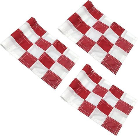 Amazon Checkered Golf Flags With Tube Inserted L X H Mini