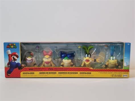 Super Mario Koopalings Bowser Jr Wendy Ludwig Iggy Larry 2 5 Jakks 5